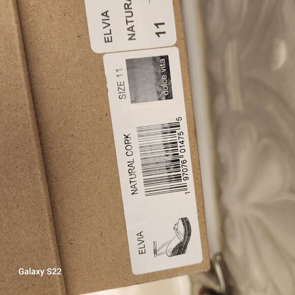 Dolce Vita "Elvia" Cork Ankle Strap Platform Wedge Espadrilles. NIB. Size 11 - Picture 7 of 11